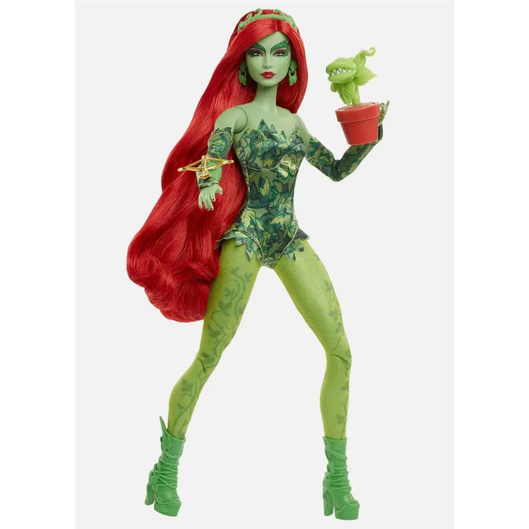 2024 Barbie Signature DC Comics Poison Ivy Barbie w/ Shipper HRM51