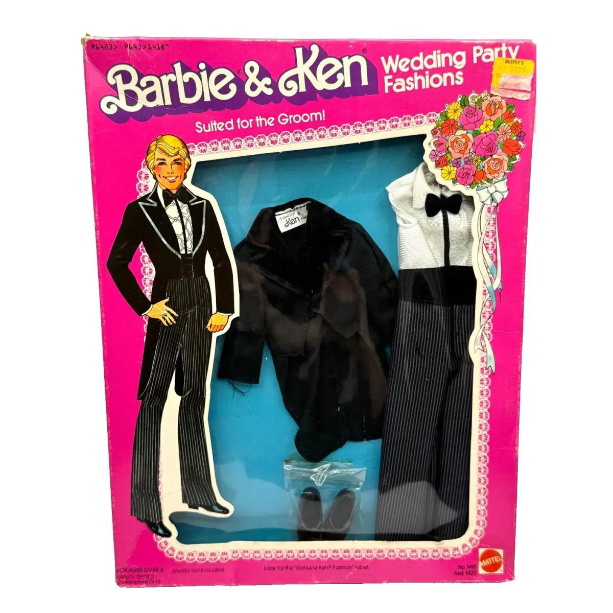 BK L Barbie Doll Fashion Wedding Party Suited For The Groom Ken 1979 1418