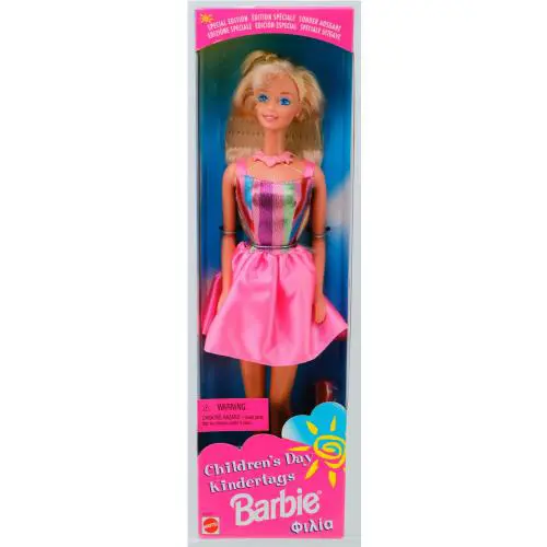 Children`s Day Barbie Doll Foreign - 18350 Never Removed From Box 1997 Mattel