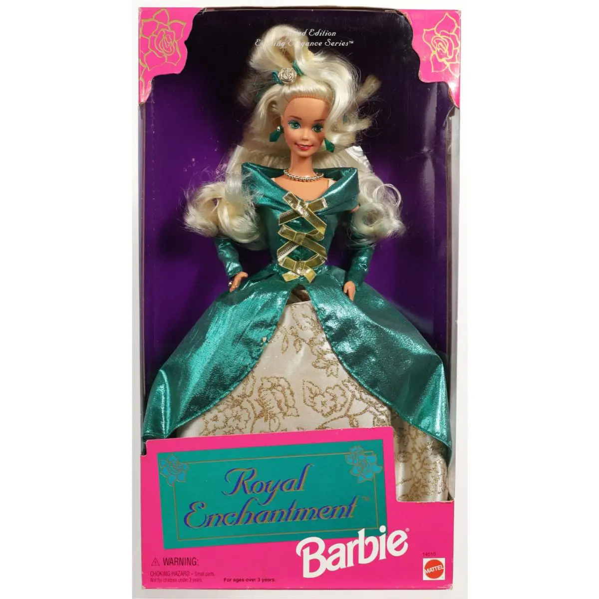 Royal Enchantment Barbie Doll Evening Elegance Series - 14010 Nrfb 1995 Mattel
