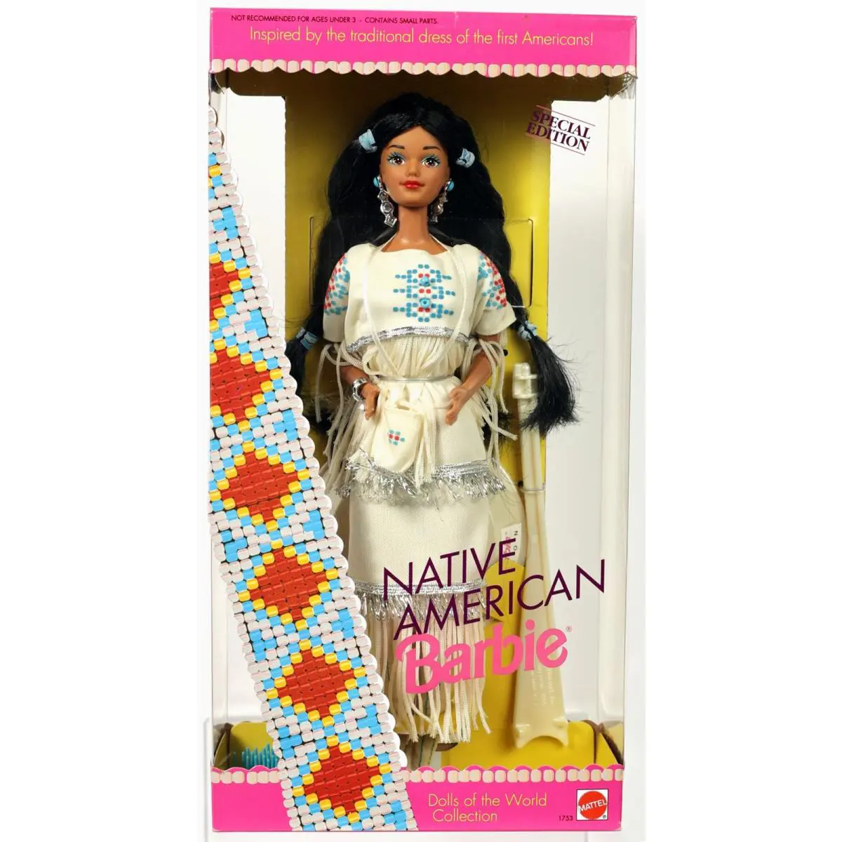 Barbie Dolls of The World Native American Special Edition 1992 1753 Nrfb