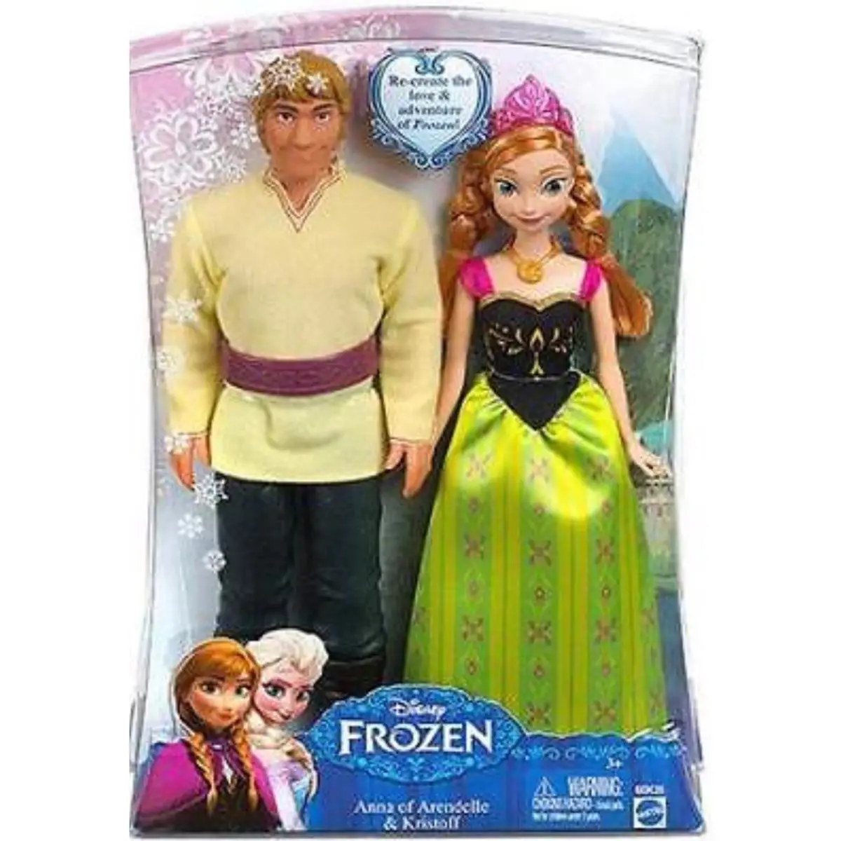 Disney Frozen 12 Dolls Dolls Anna Kristoff Set - Doll Eye: As Shown In Picture, Doll Hair: As Shown In Picture