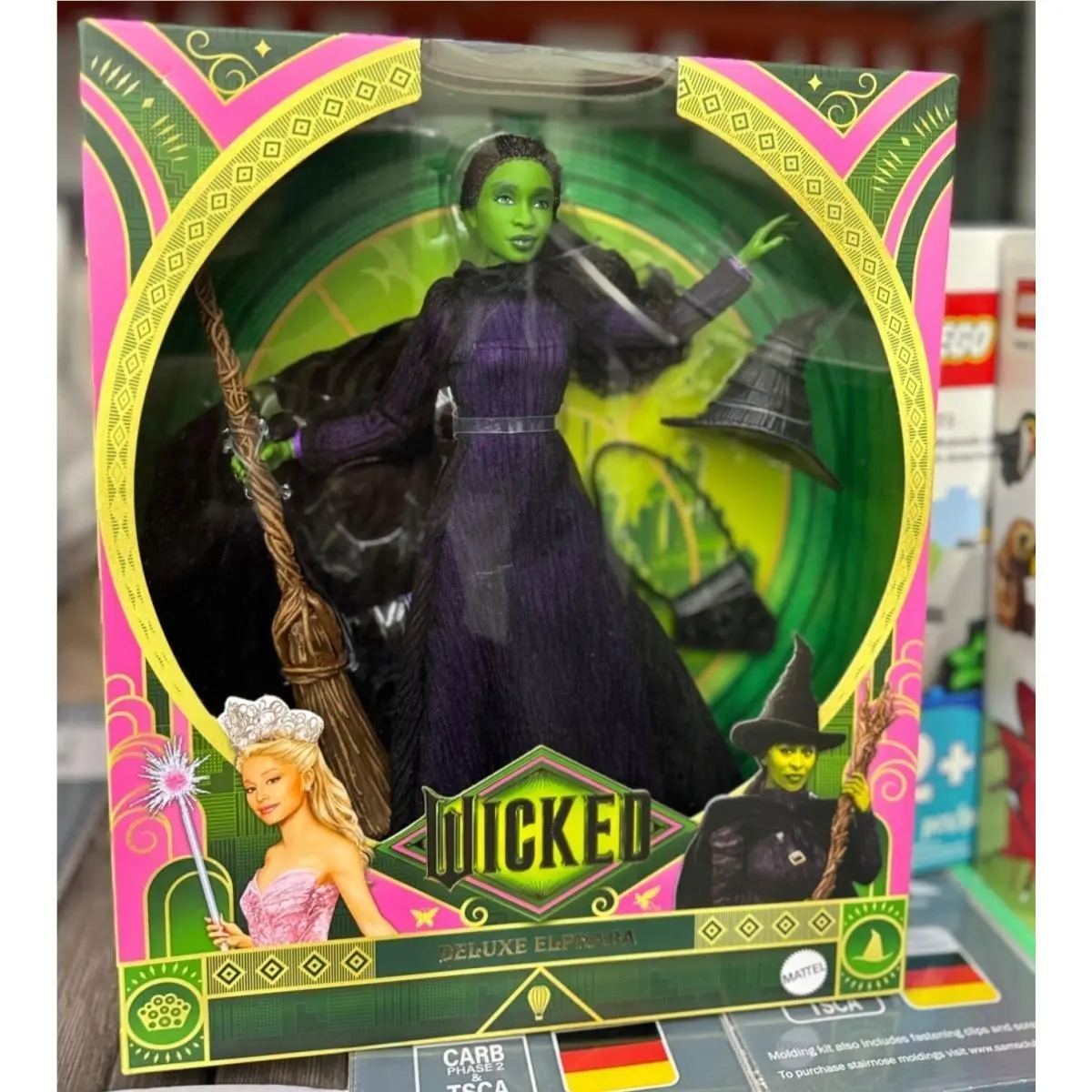 Wicked Deluxe Elphaba Fashion Doll Mattel Collectible Doll Url Misprint Error