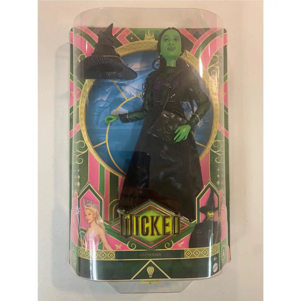Mattel Wicked Movie Elphaba 11 Witch Fashion Doll Url Error Misprinted