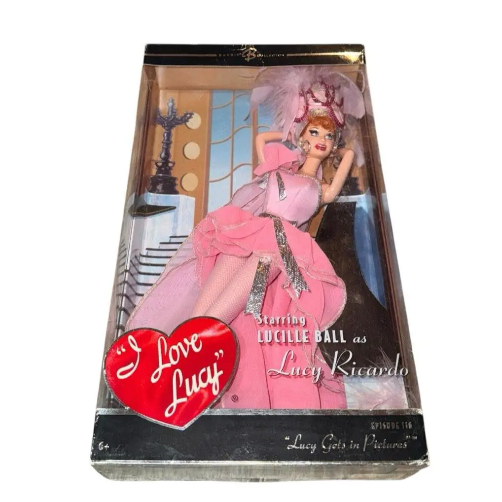 I Love Lucy 2008 Legendary Lady of Comedy Lucille Ball Barbie Pink Lable