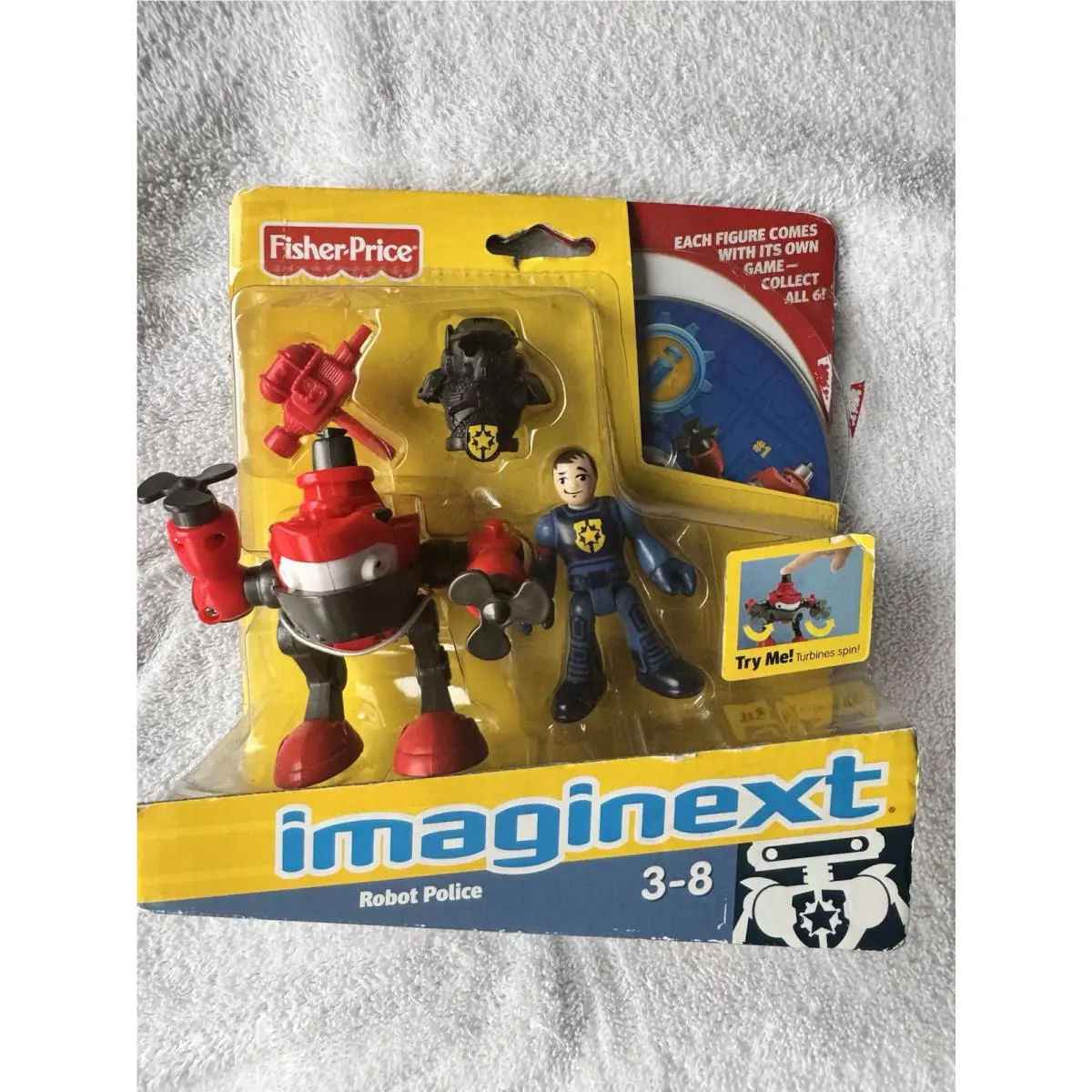 Imaginext Robot Police Model T0651 Robot Action Figure Set 2010