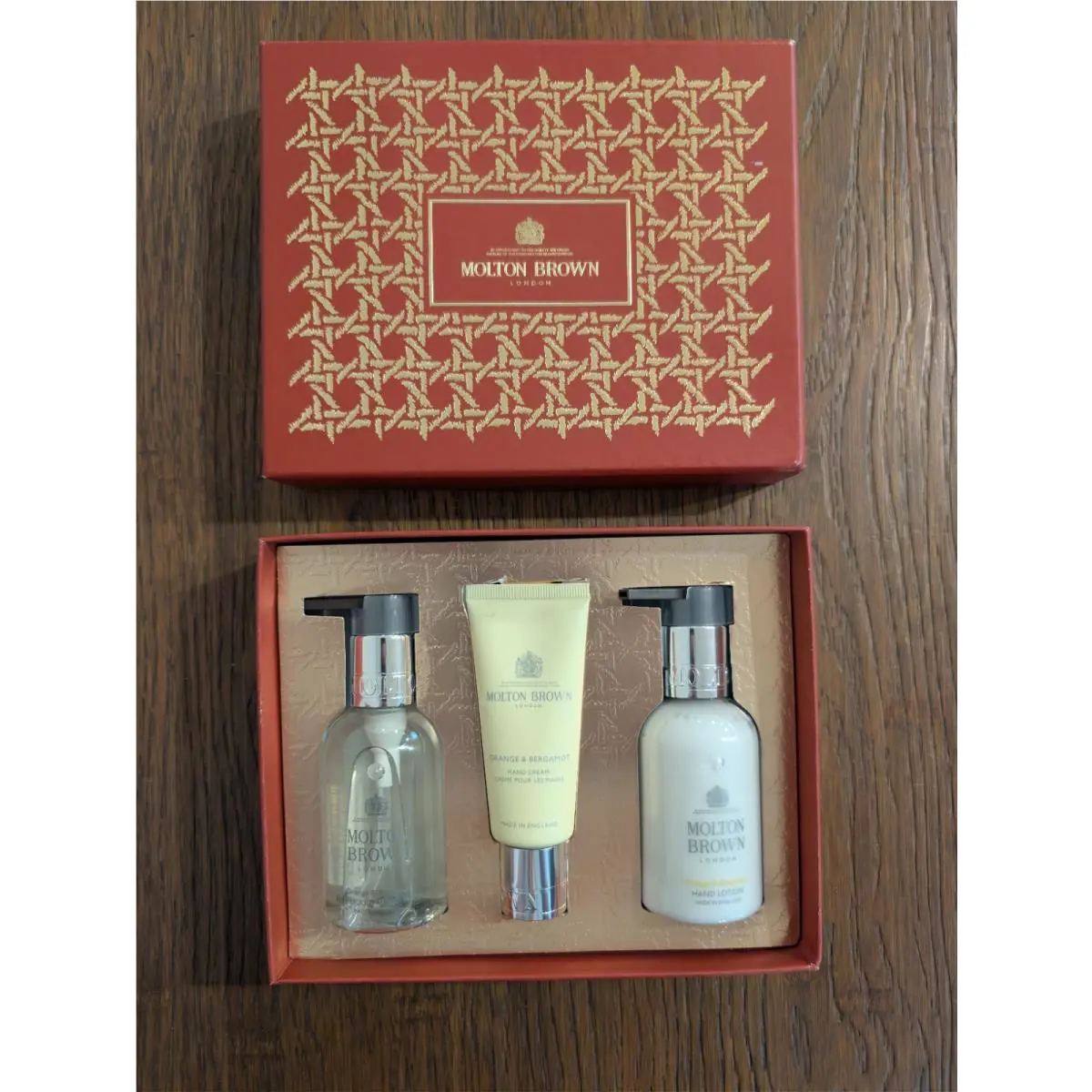 Molton Brown Hand Care Gift Set Orange Bergamot Luxury Hand Wash Cream Lotion