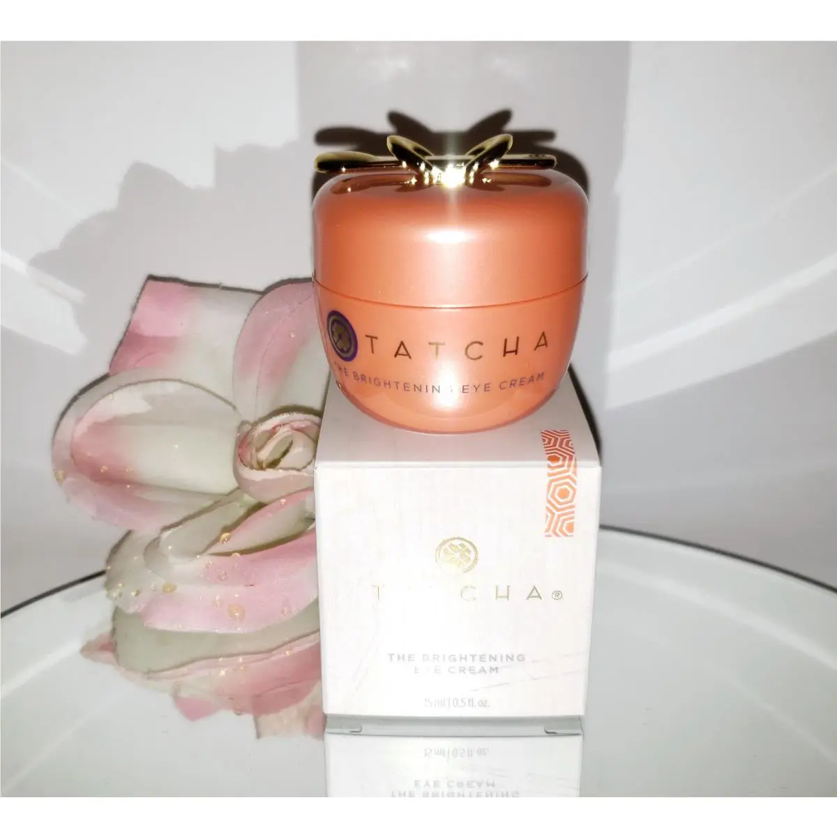 Tatcha The Brightening Eye Cream W/niacinamide 15ml 0.5oz Dark Circles Puffiness