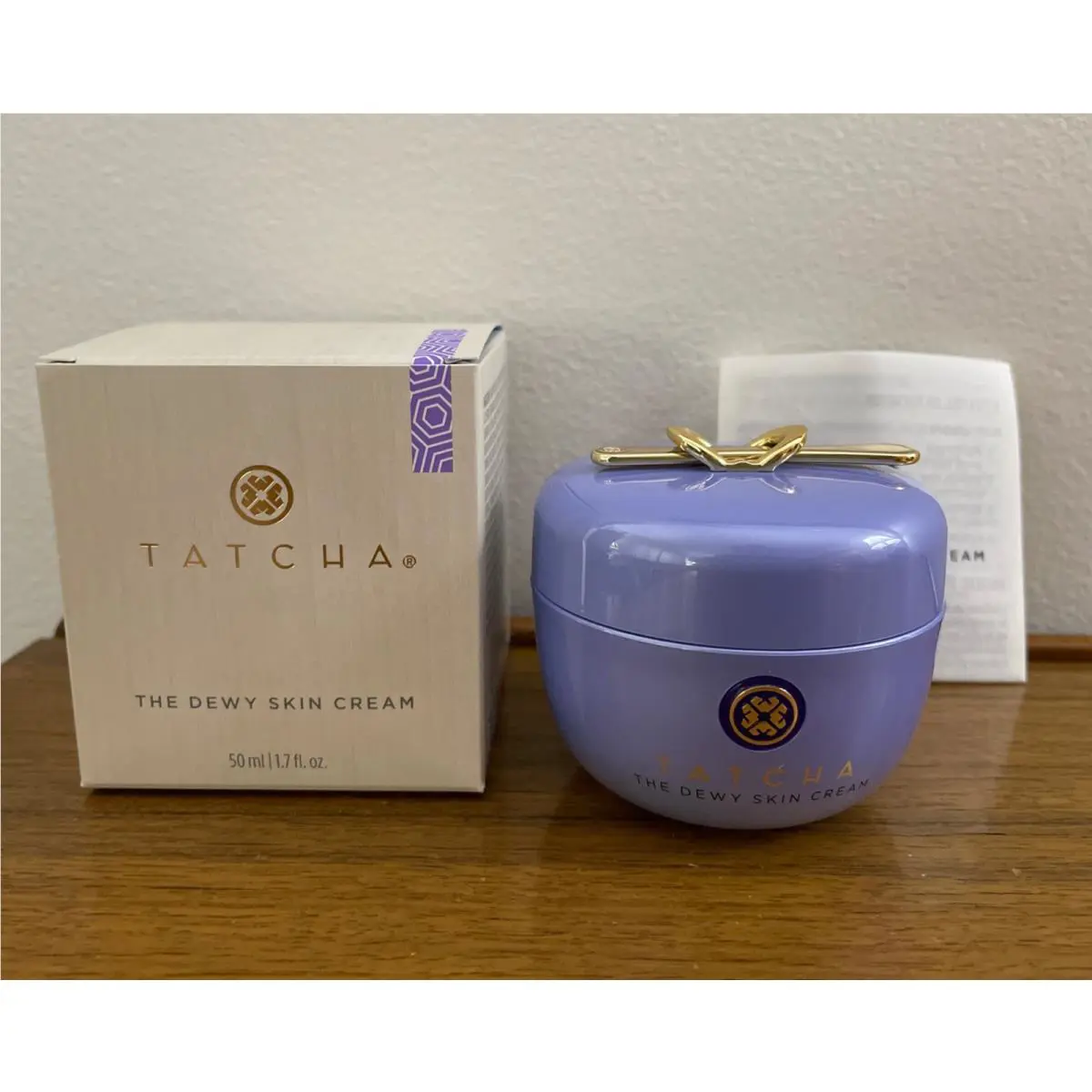 Tatcha The Dewy Skin Cream Replenishing Plumping 1.7 oz/50ml Full Size