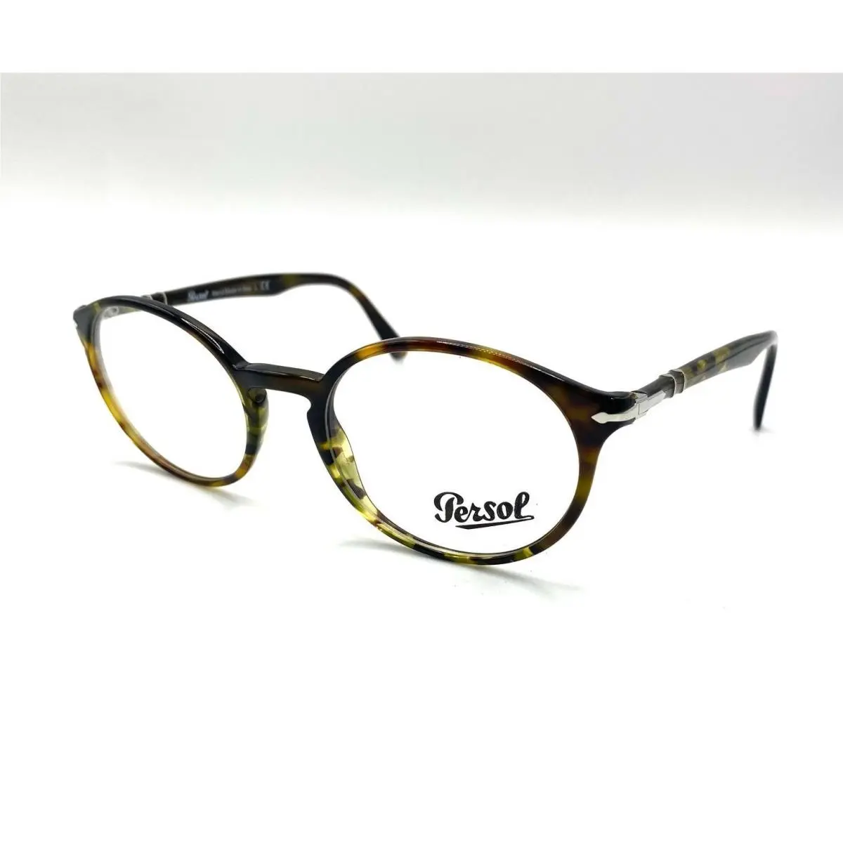 Persol PO3211V Eyeglasses 1079 Tortoise Green Brown with Demo Lens 52mm