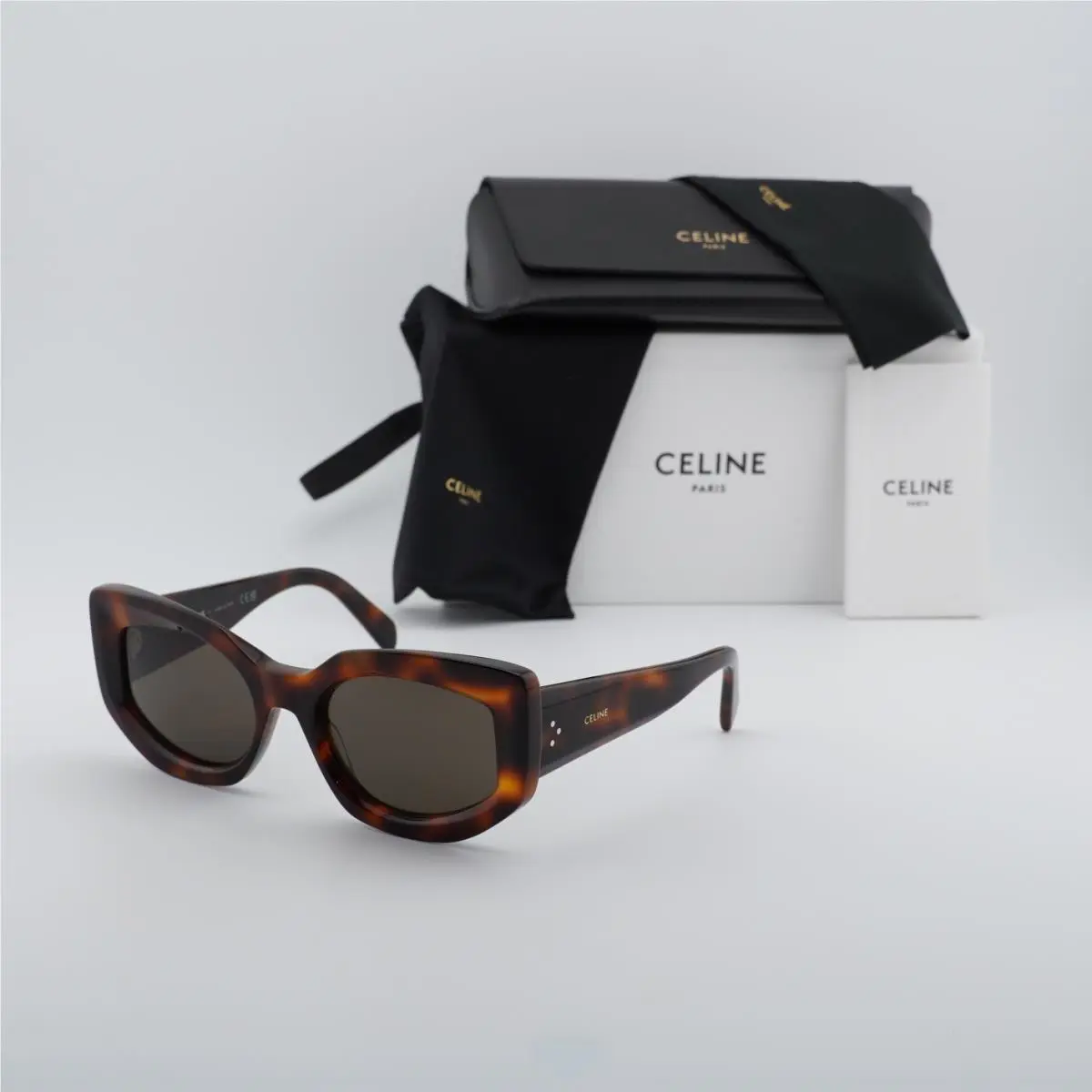 Celine CL40277I 53E Havana/brown 54-20-140 Sunglasses