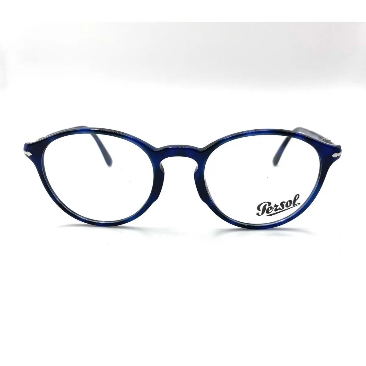 Persol PO3174V Eyeglasses 1099 Blue Grid with Demo Lens 51mm