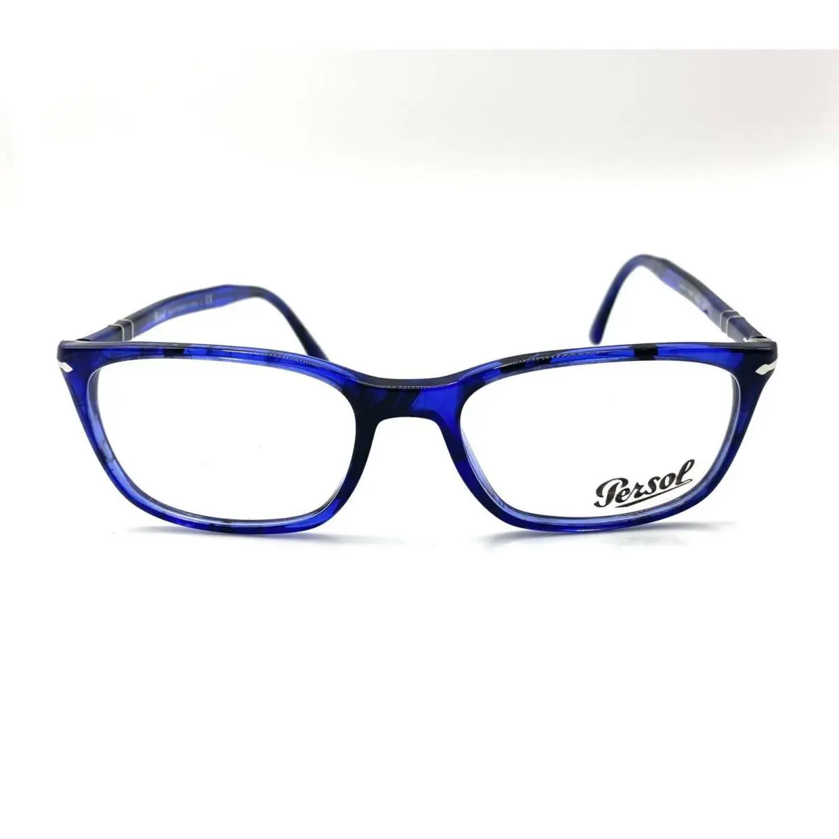 Persol PO3189V Eyeglasses 1053 Striped Blue with Demo Lens 53mm