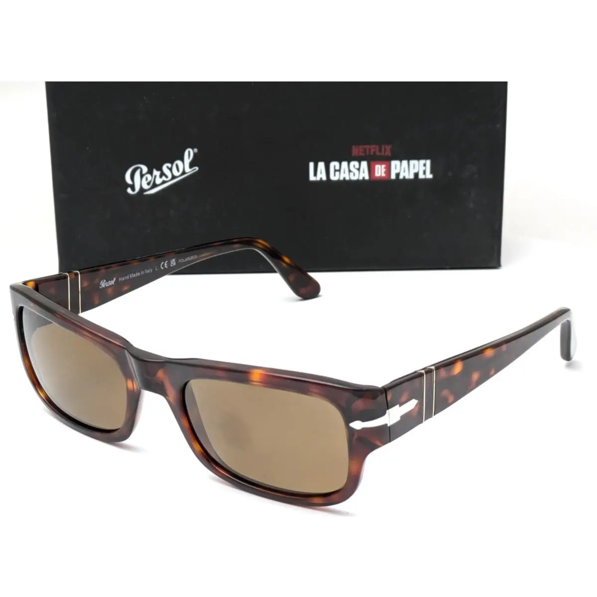 Persol Sunglasses PO3326S 24/57 El Profesor Sergio Frames w/ Brown Lenses 54mm