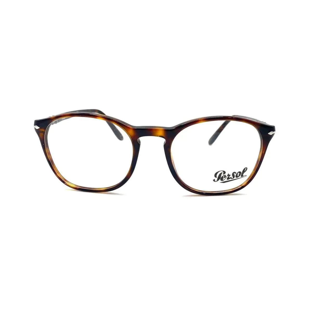 Persol PO3007V Eyeglasses 24 Havana with Demo Lens 52mm