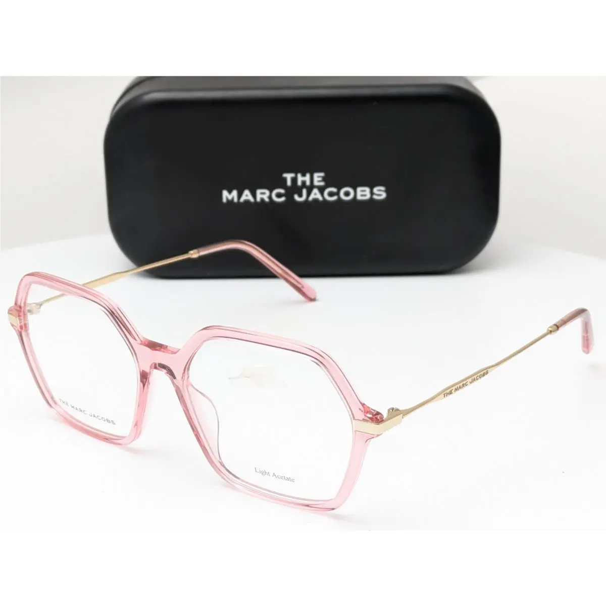 Marc Jacobs Marc 615 C9A Translucent Pink Women`s Eyeglasses Frames 56mm