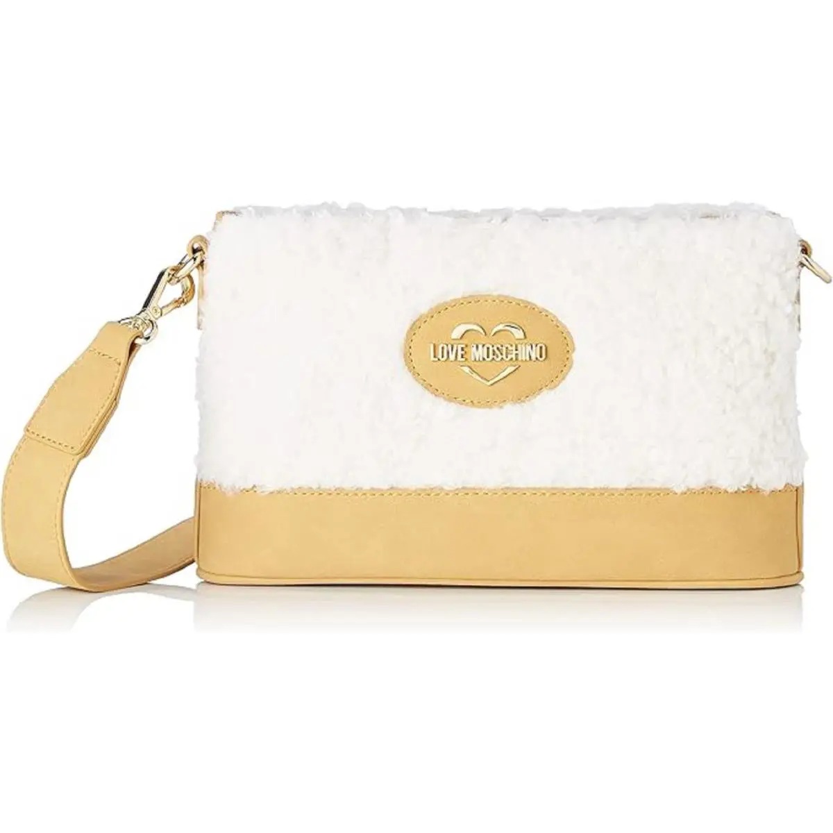 Love Moschino Women`s Jc4388pp0fkn110a Shoulder Bag White