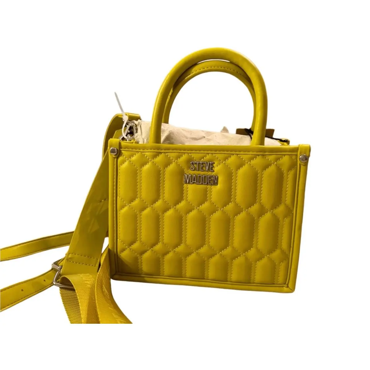 Steve Madden Bniko Quilted Crossbody Purse Bag in Cress Green