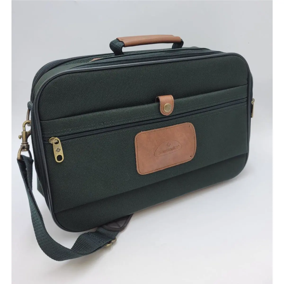 Samsonite 233327015 Worldproof Perimeter Attachable Tote Pine Green Small Nos