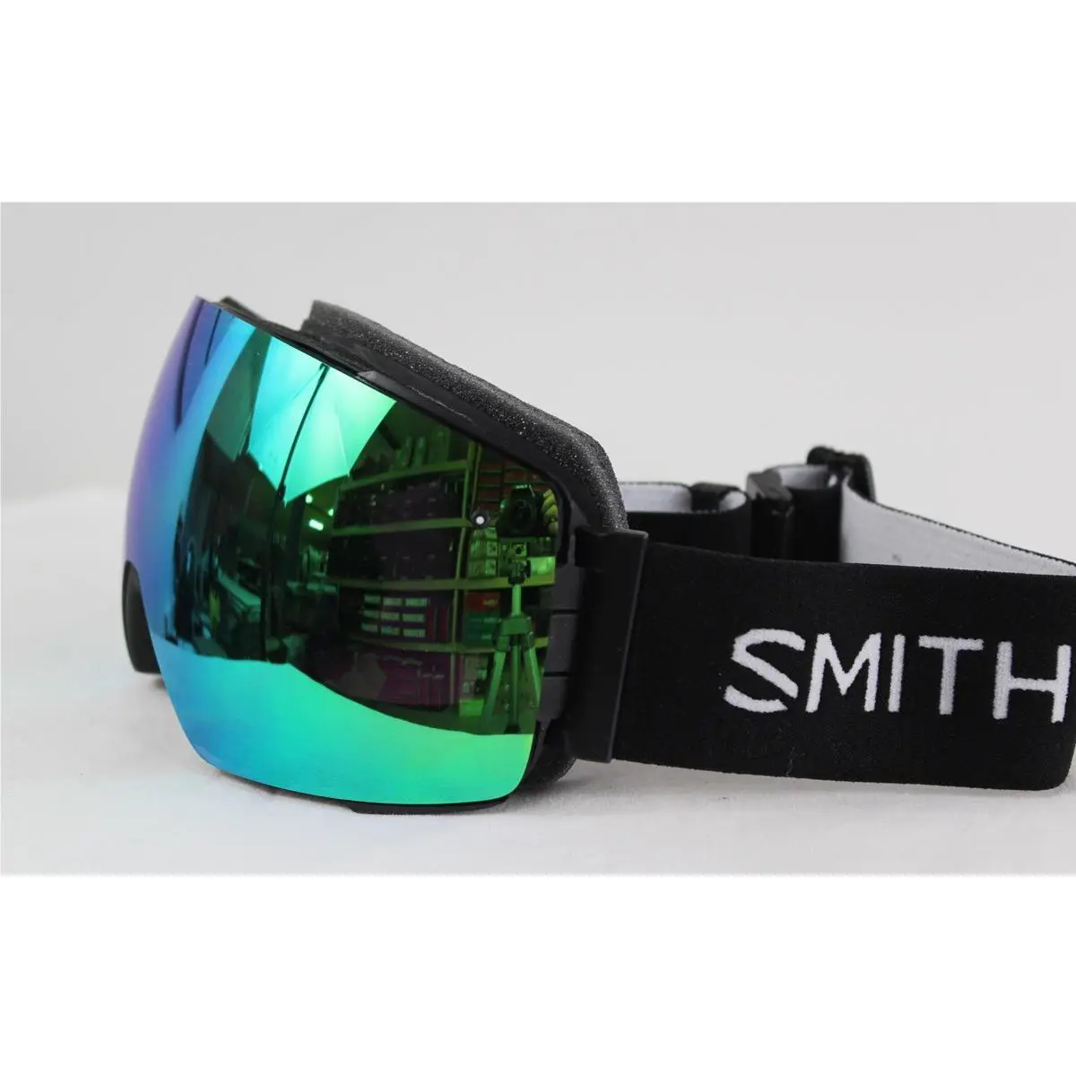 Smith I/o Mag Snow Goggles Black Chromapop Sun Green Mirror Lens +2 Bonus