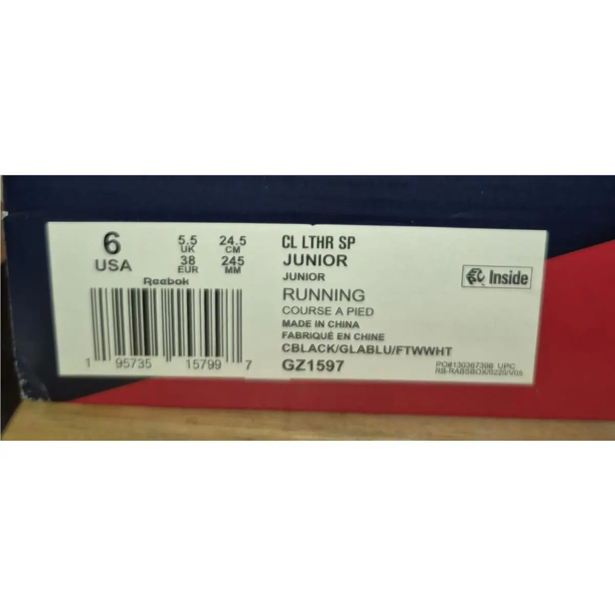 Reebok shoes - Black (UPC: 195735157997) 6