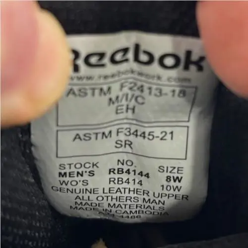 Reebok shoes - RB414 - RB414 - Black 7