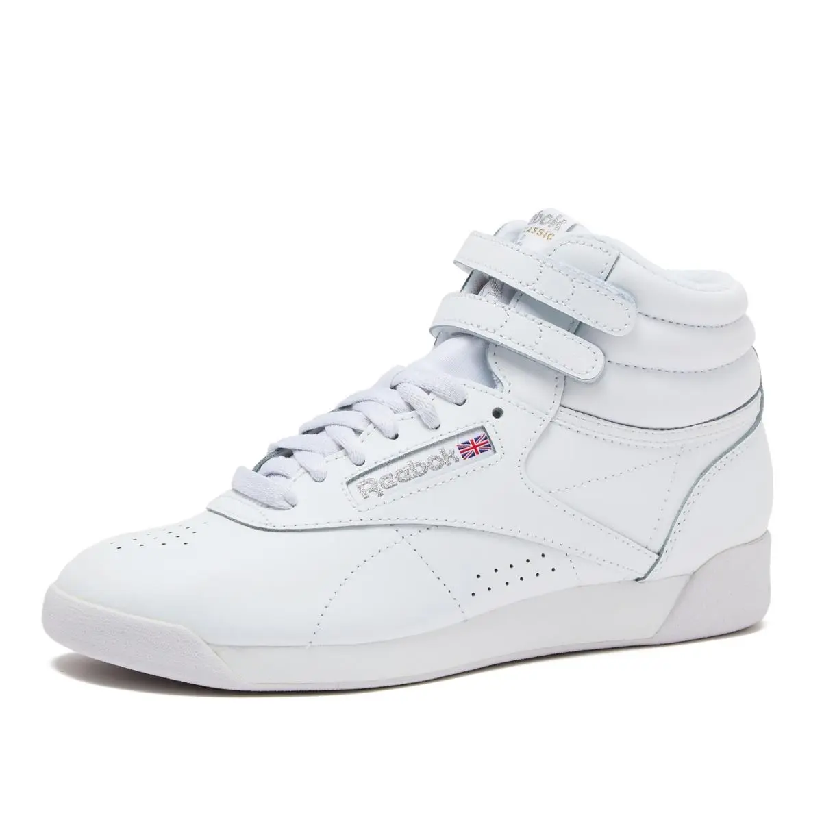 Reebok Womens Freestyle Hi High Top Sneakers For Women Black or White