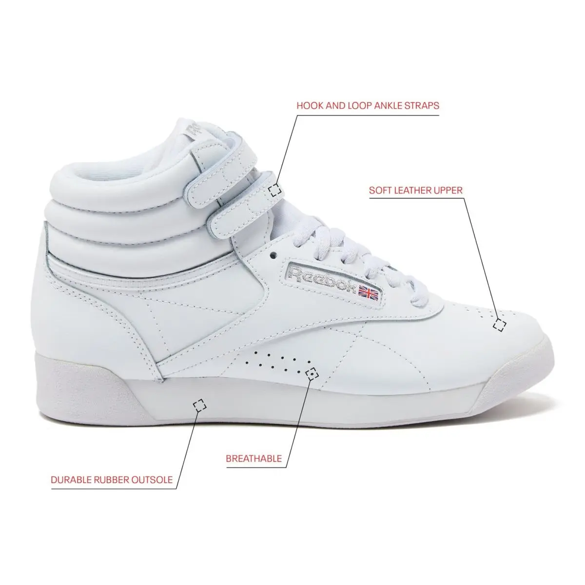 Reebok shoes - Ff125 - Ff125 - White/Silver (UPC: 0054871708336) 2