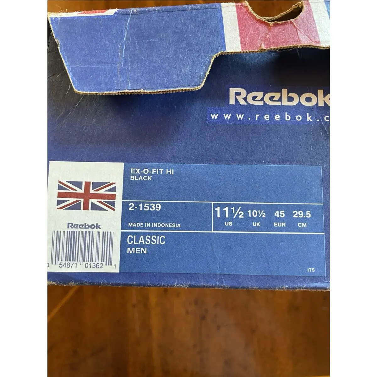 Reebok shoes - Reebok Classic Ex-O-Fit - Classic - 2-1539 - Black 8