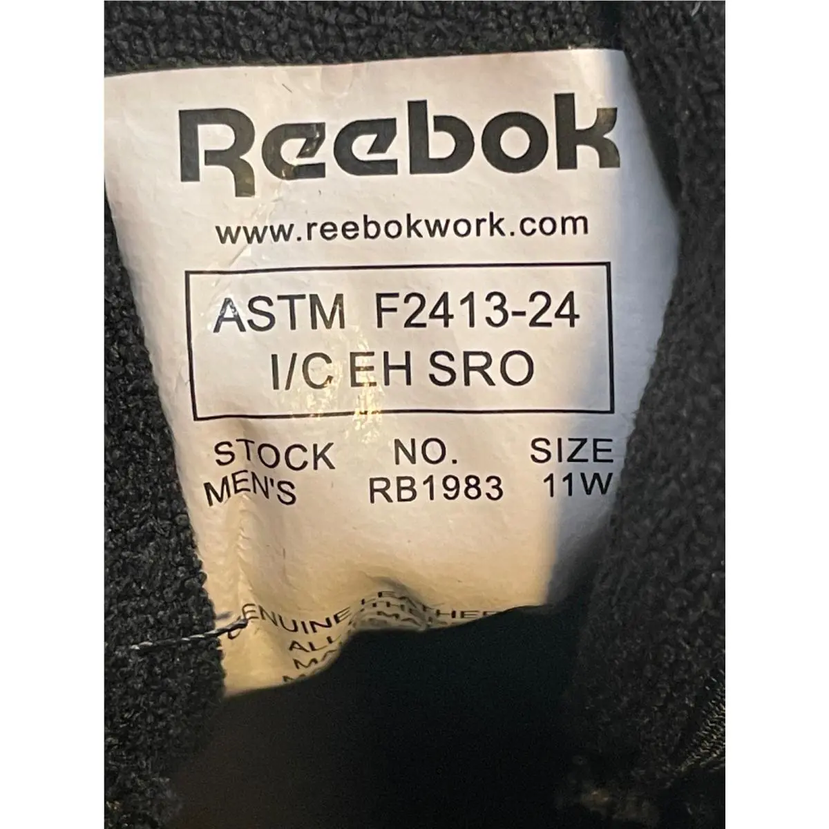 Reebok shoes - Reebok Work - Work - Black (UPC: 690774550773) 13