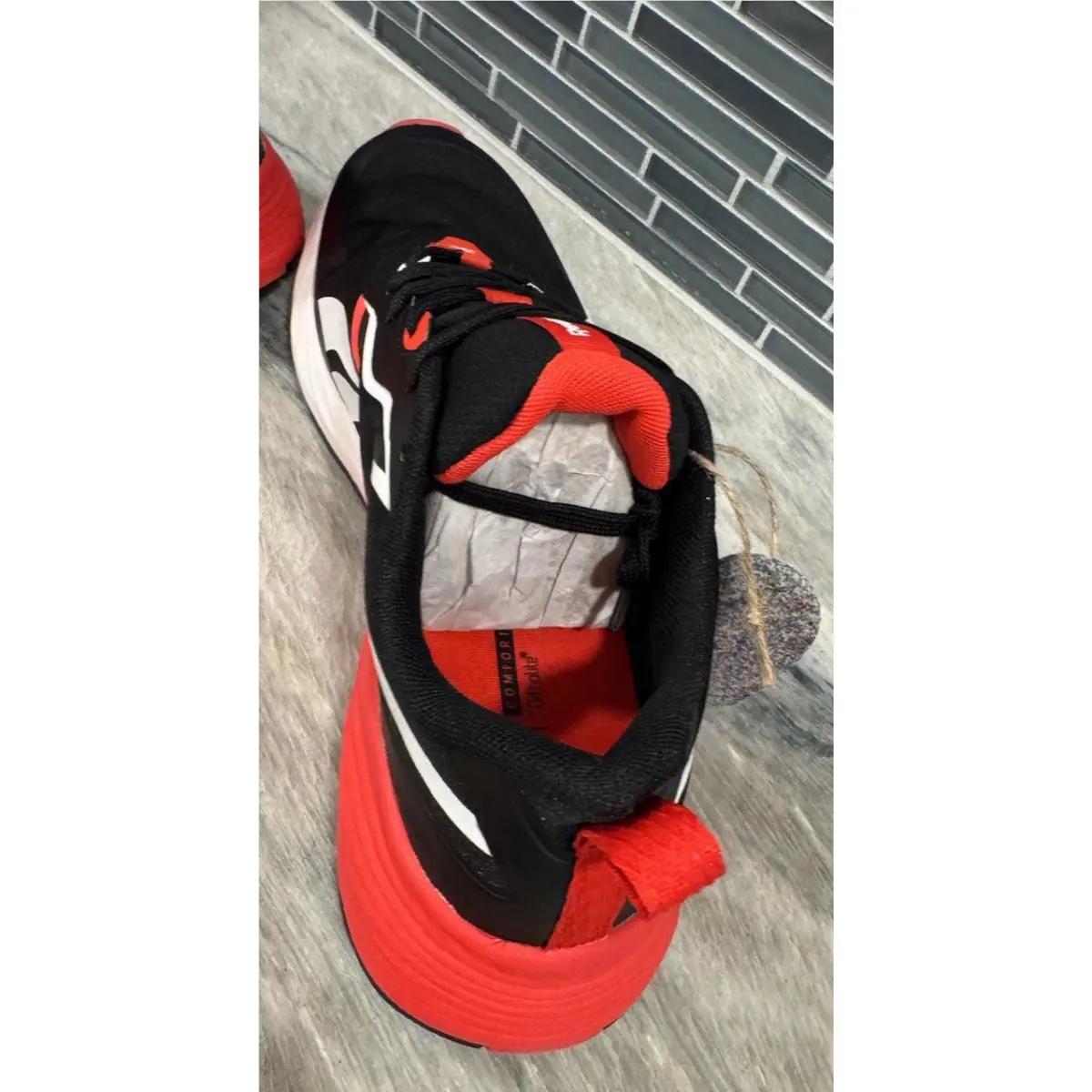 Reebok shoes - Reebok OrthoLite - OrthoLite - AR30283M - Black Red White (UPC: 198179382741) 6