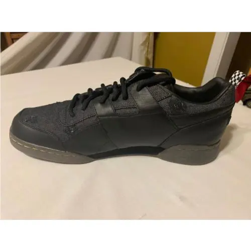 Reebok shoes - Workout Lo Plus EXB - Workout Plus EXB - CN3571ftc00c - Black/Trek Grey/Yellow (UPC: 191040614118) 12