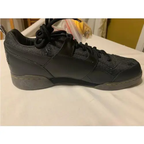 Reebok shoes - Workout Lo Plus EXB - Workout Plus EXB - CN3571ftc00c - Black/Trek Grey/Yellow (UPC: 191040614118) 13