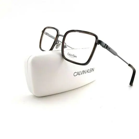 Calvin Klein Frames CK8059 015 Satin Titanium Unisex Eyeglasses 54 18 140 - Frame: unisex