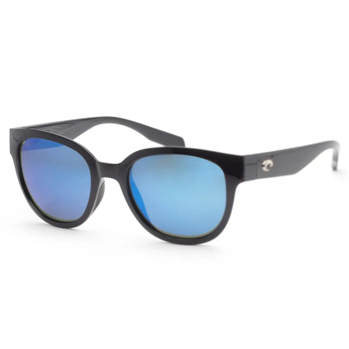 Costa Del Mar Women`s Salina 53mm Black Polarized Sunglasses 6S9051-905101-53 - Frame: Black, Lens: Blue, Other Frame: Black