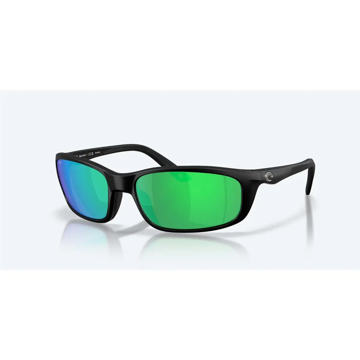 Costa Del Mar Sunglasses Brine II Black / Green Mirror 580P Polarized Plastic