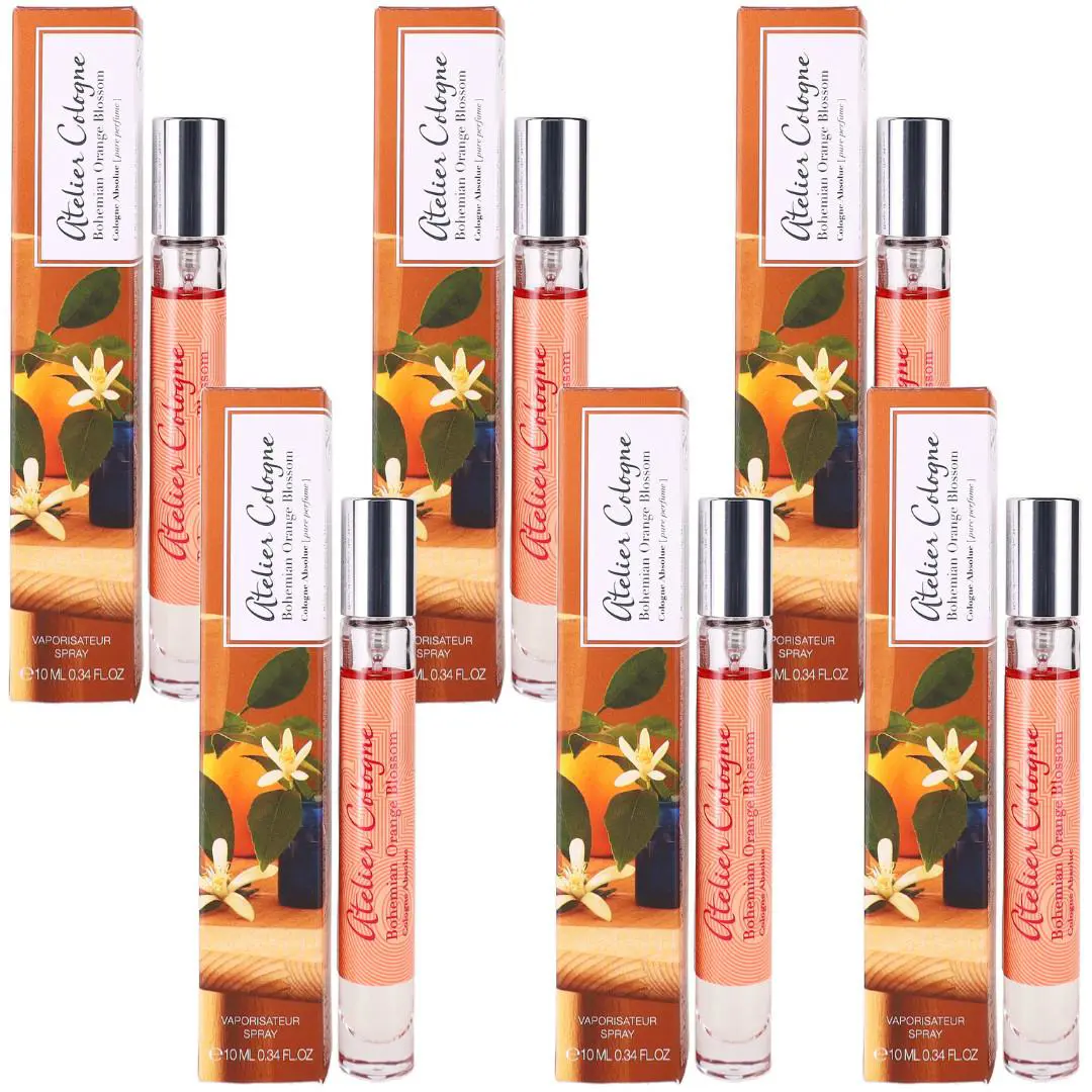 Bohemian Orange Blossom by Atelier Women Combo: Cologne Spray 2.04oz 6x0.34oz