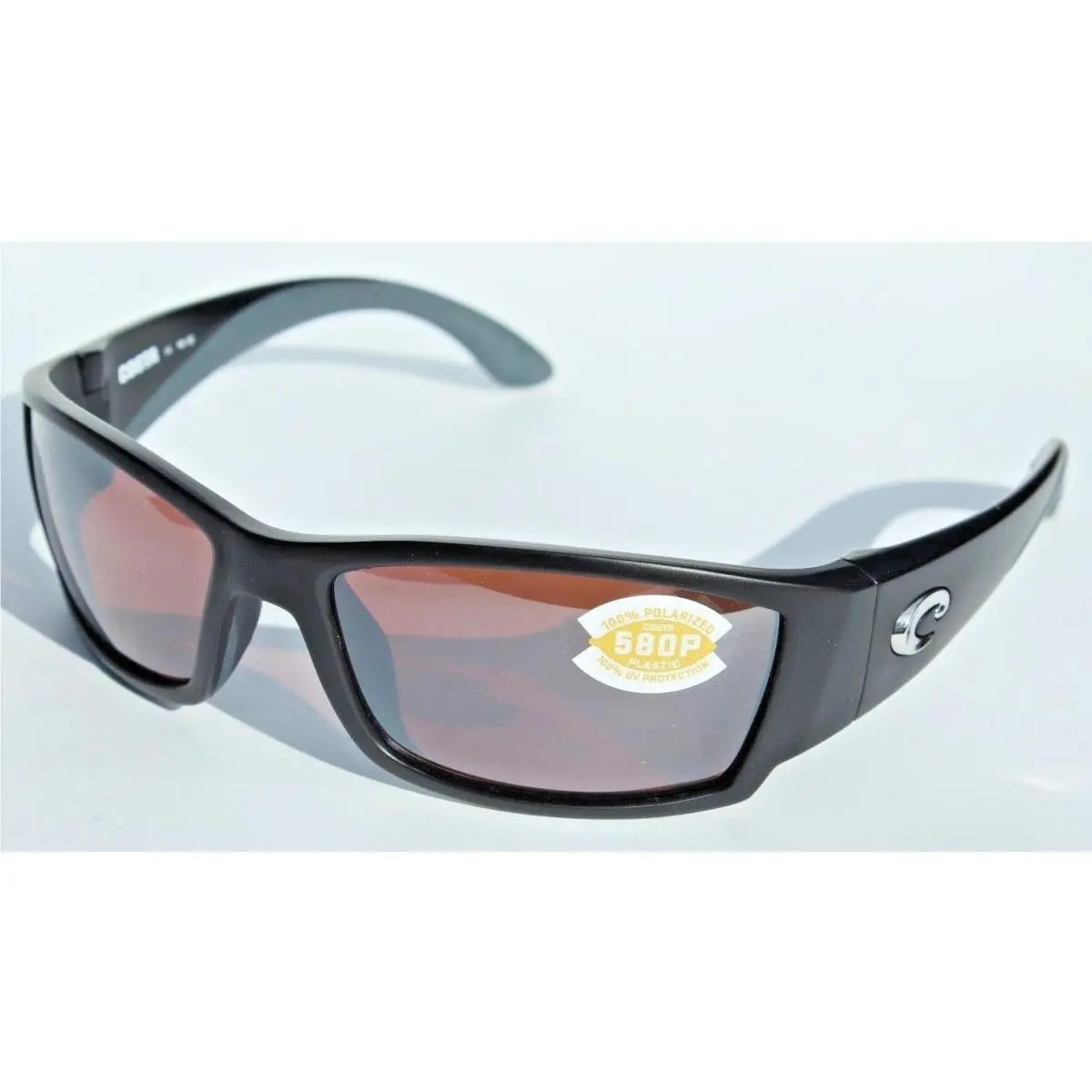 Costa Del Mar Corbina 580 Polarized Sunglasses Black/silver Mirror 580P