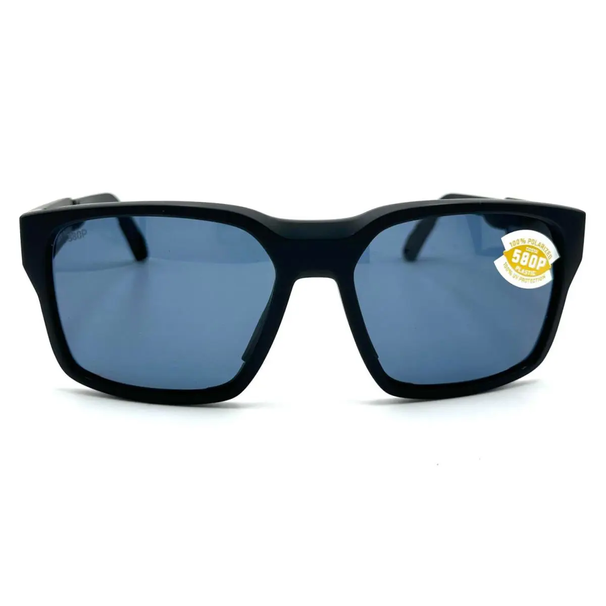 Costa Del Mar Sunglasses Tailwalker Matte Black Polarized 580P Adjustable Temple