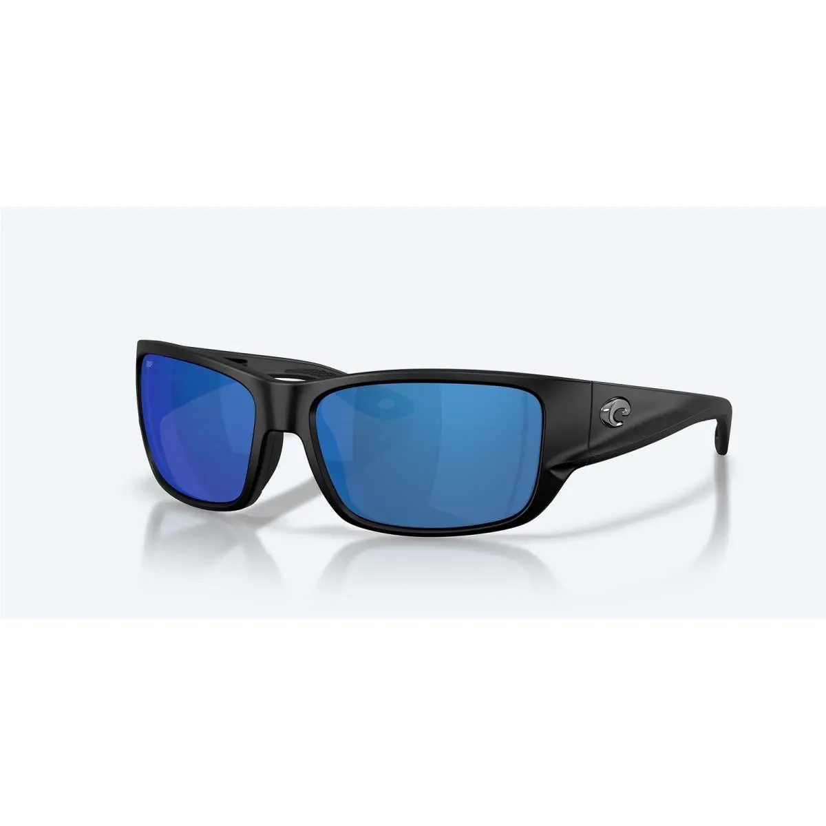 Costa Del Mar Schoolie Matte Black/blue Mirror 580P Polarized 56 mm Sunglasses