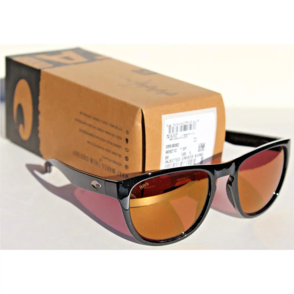 Costa Del Mar Irie 580G Polarized Sunglasses Black/gold Mirror Glass