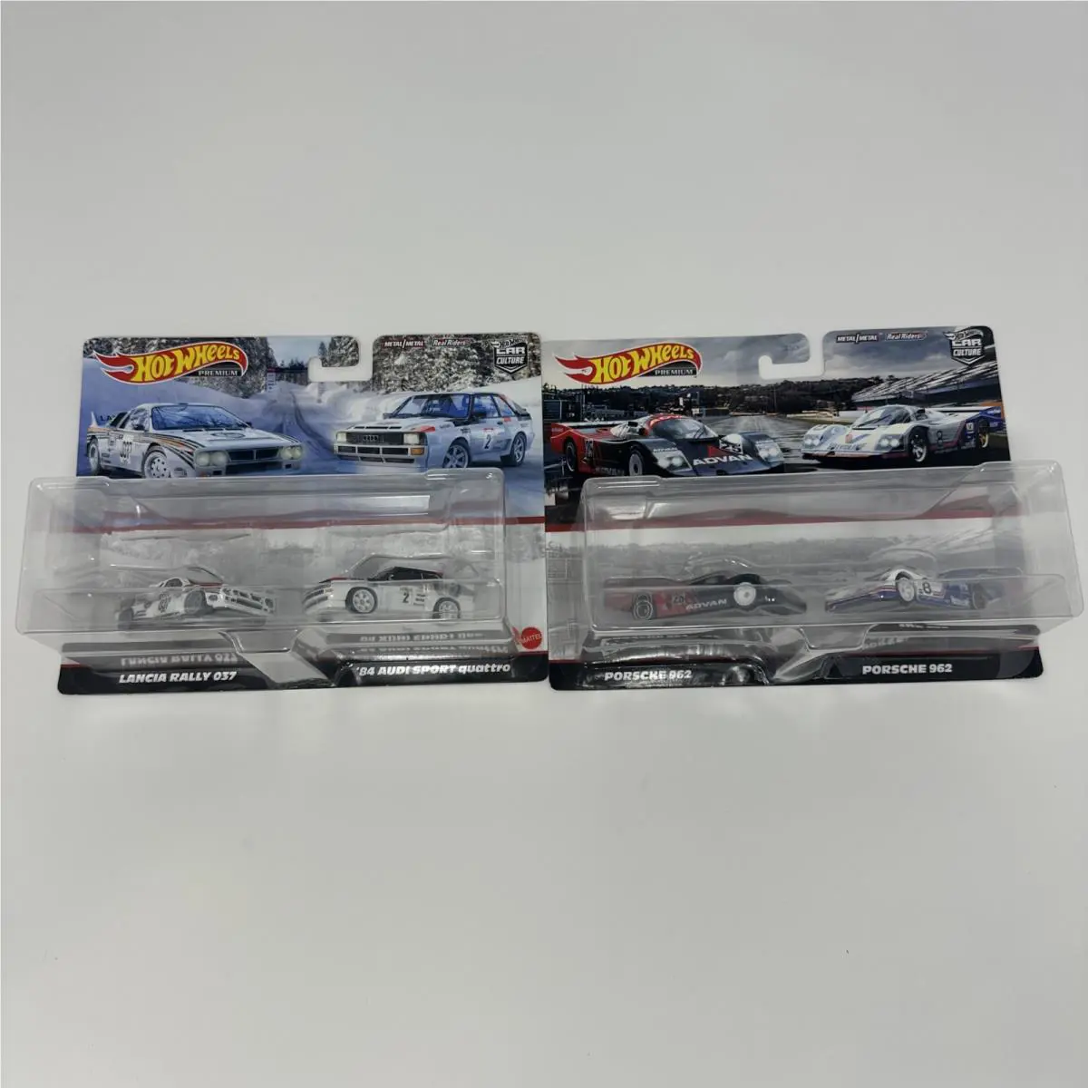 Hot Wheels Premium Car 2pkLancia Rally 037 84 Audi Sport Quattro Porsche 962