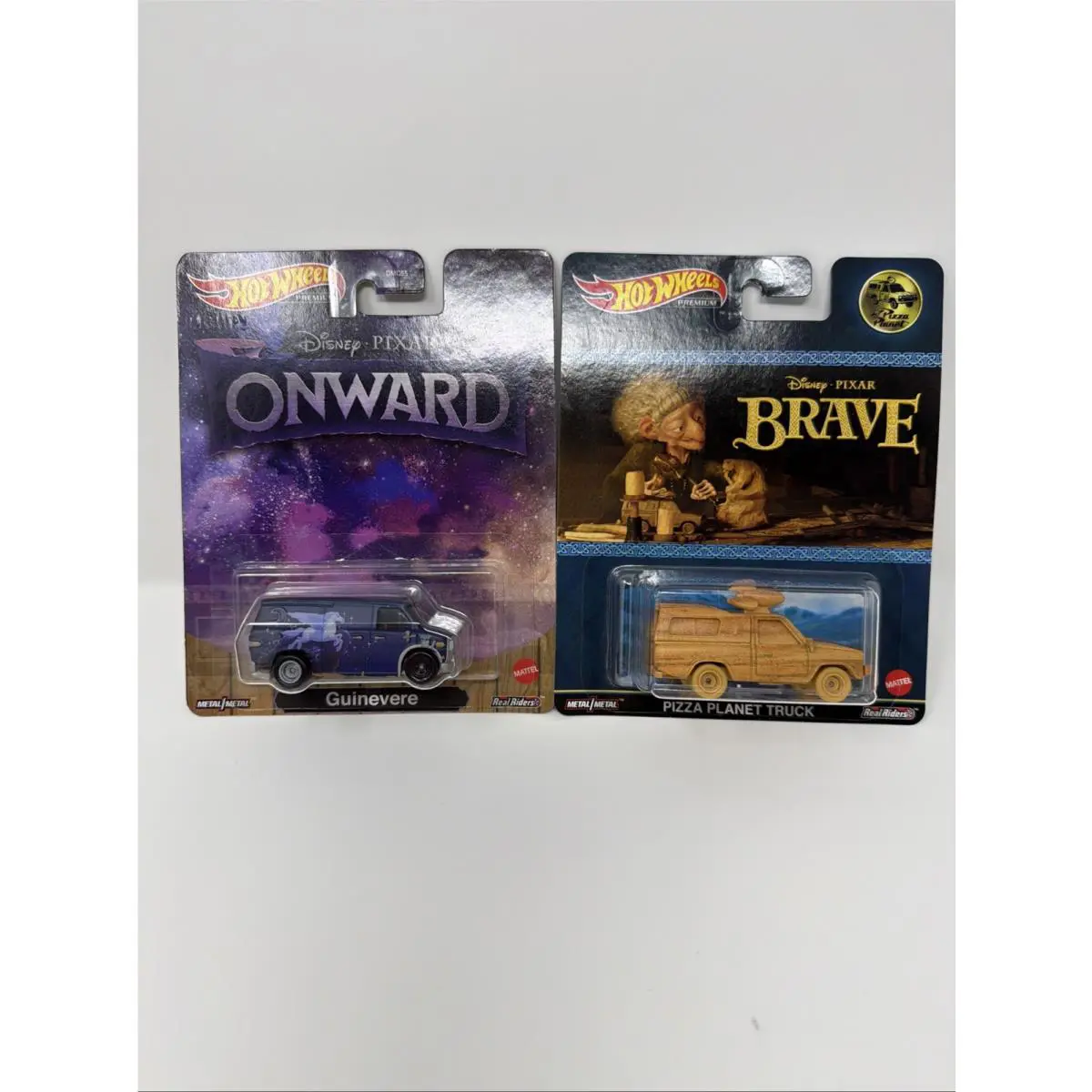 Hot Wheels Pop Culture Disney Pixar Onward Guinevere Van and Pizza Planet Truck