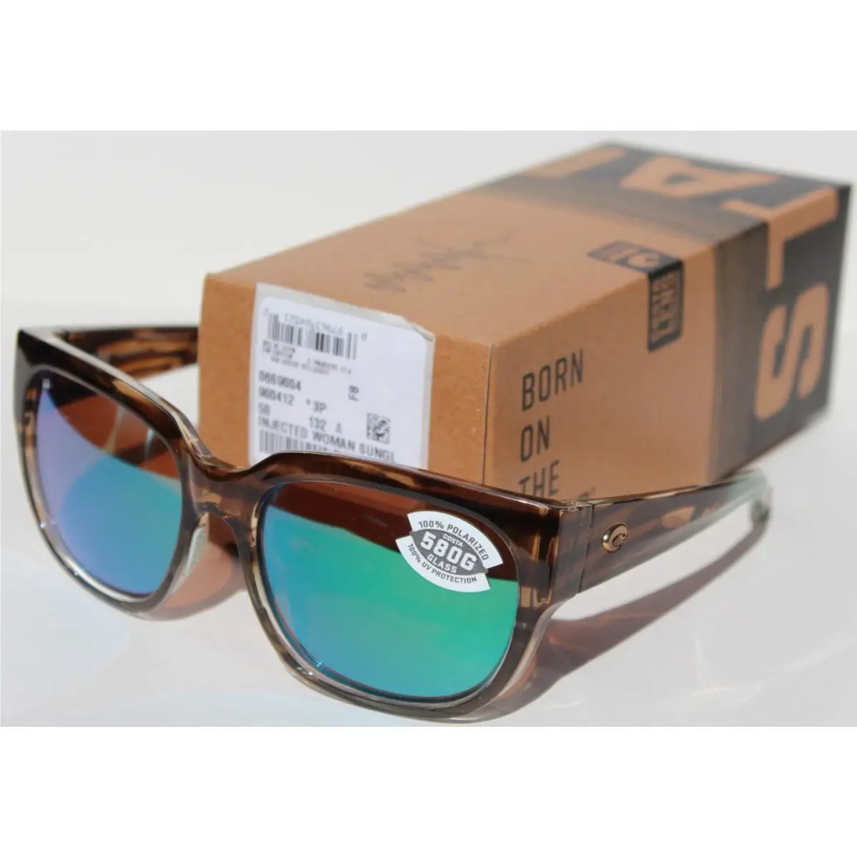 Costa Del Mar Waterwoman 2 Polarized Sunglasses Ocean Jade/green Mirror 580G