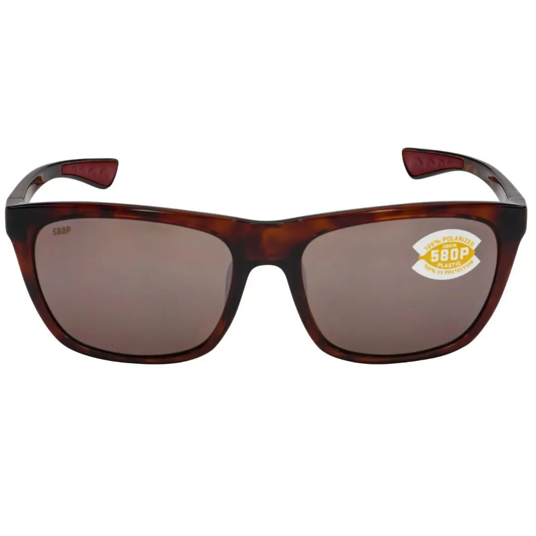 Costa Del Mar Cheeca Sunglass Shiny Rose Tortoise/copper Silver Mirr 580Plastic - Frame: Shiny Rose Tortoise, Lens: Copper Silver Mirror 580Plastic