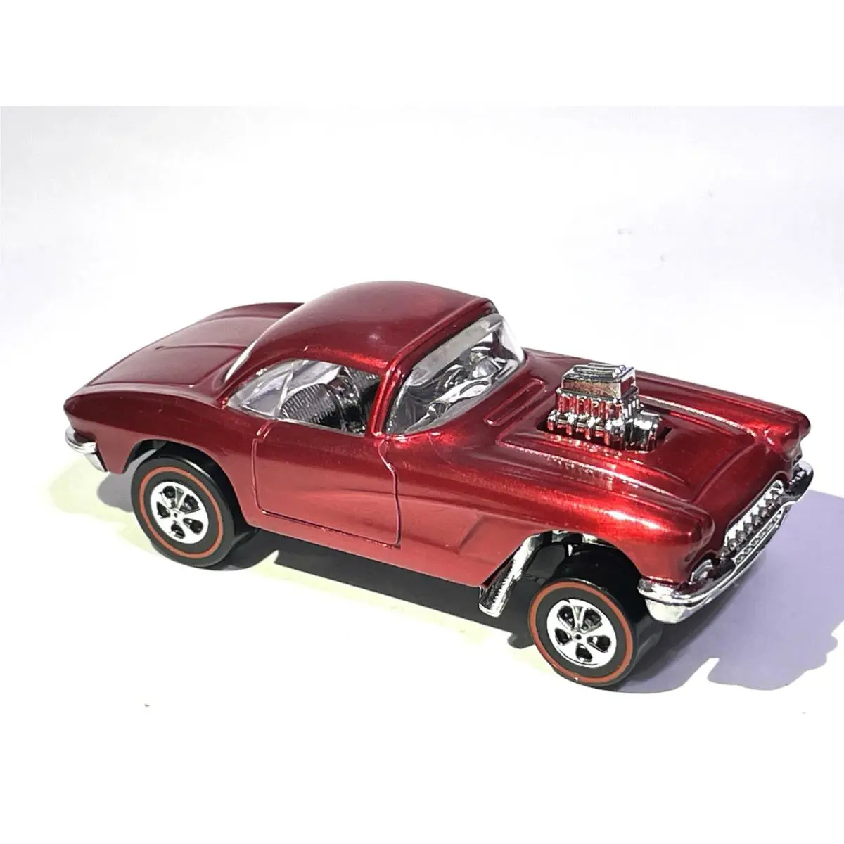 Hot Wheels Corvette Gasser Custom Made Spectraflame Red Redline