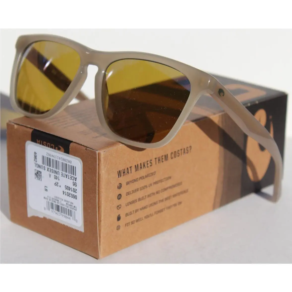 Costa Del Mar Ulu Polarized Sunglasses Sea Foam/sunrise Silver Mirror 580G