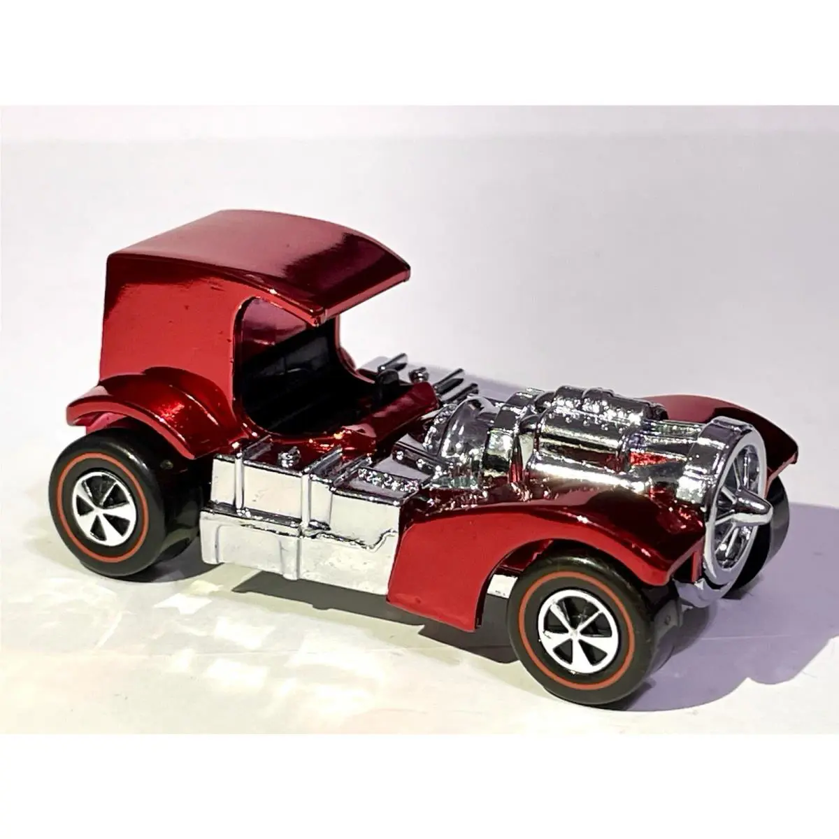 Custom Made Hot Wheels Redline Superfine Turbine Spectraflame Red Wow