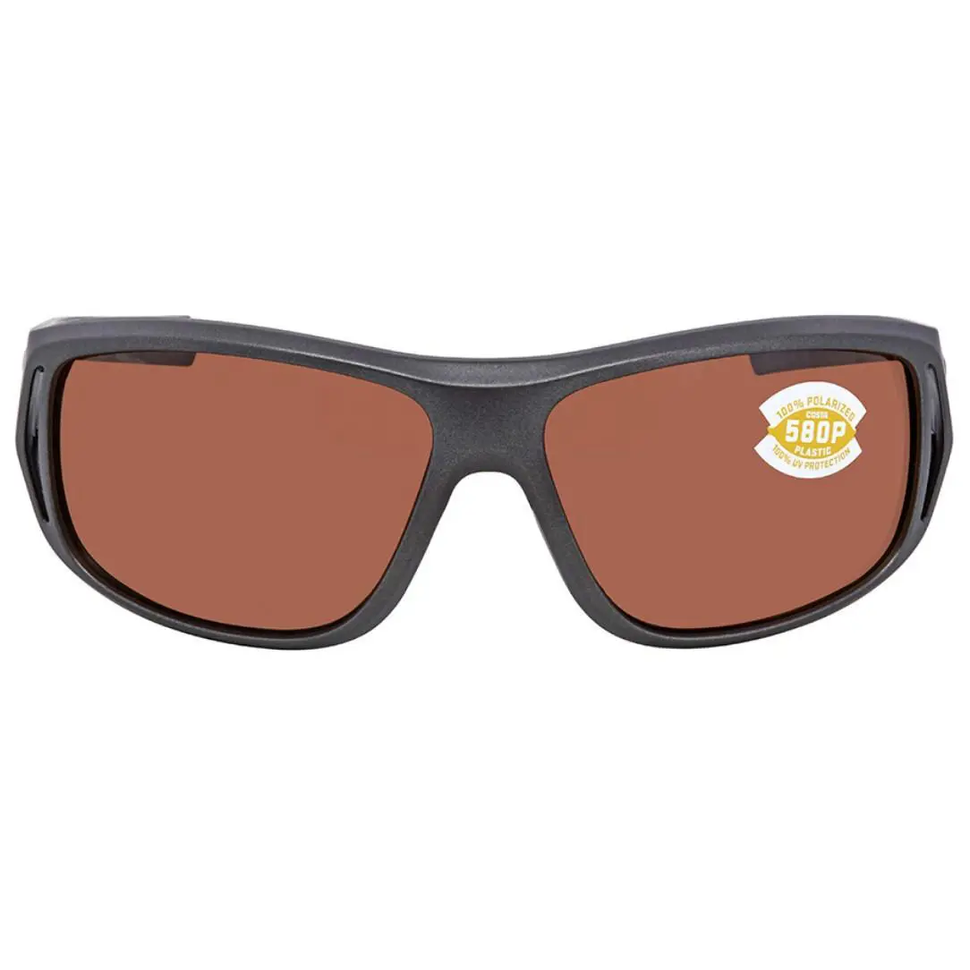 Costa Del Mar Montauk Sunglass Steel Gray Metallic/copper 580Plastic - Frame: Steel Gray Metallic, Lens: Copper 580Plastic