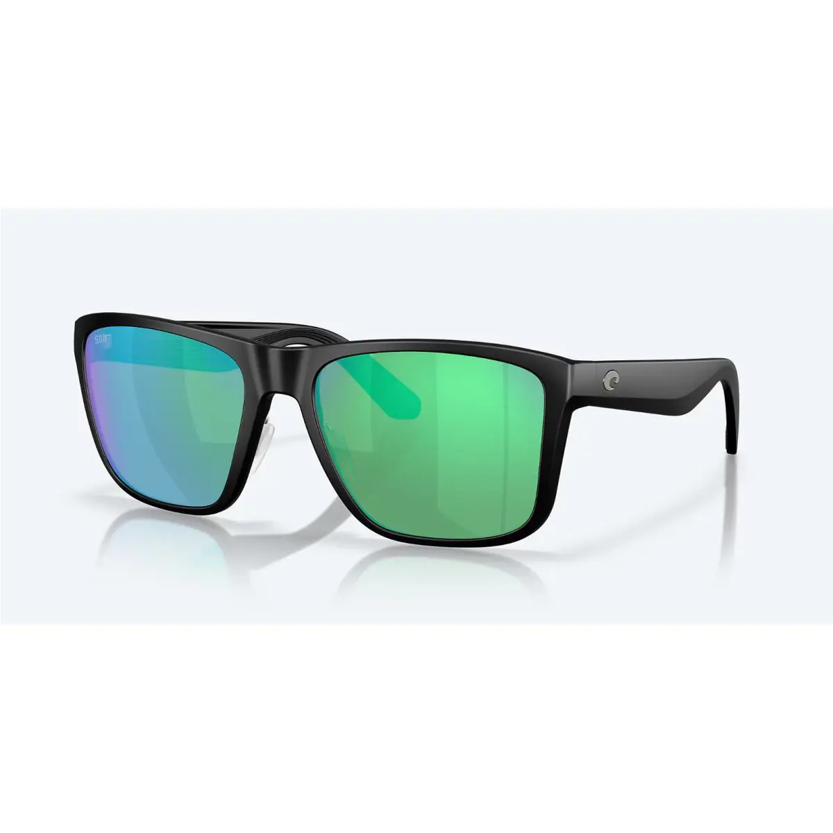 Costa Del Mar Sunglasses Los Alijos Black / Green Mirror Polarized Glass 580G